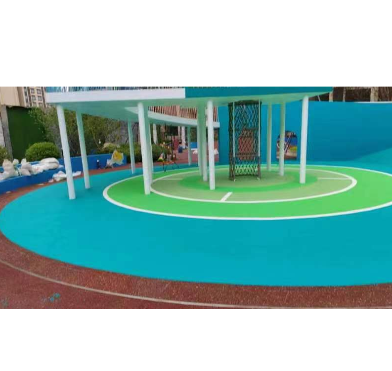 儿童游乐场塑胶地板实景图14