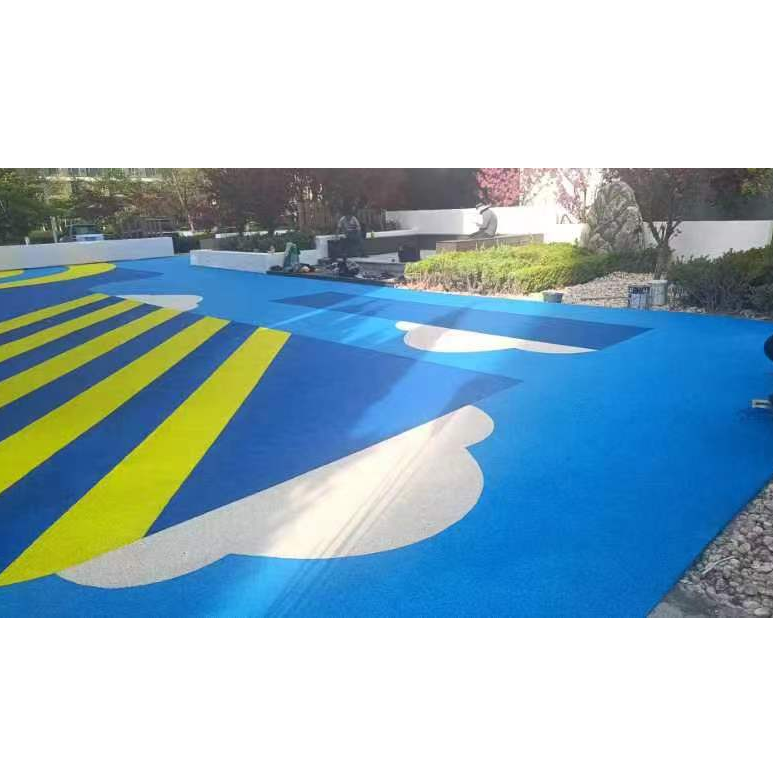 儿童游乐场塑胶地板实景图12