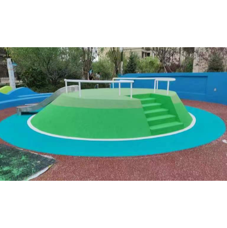 儿童游乐场塑胶地板实景图15