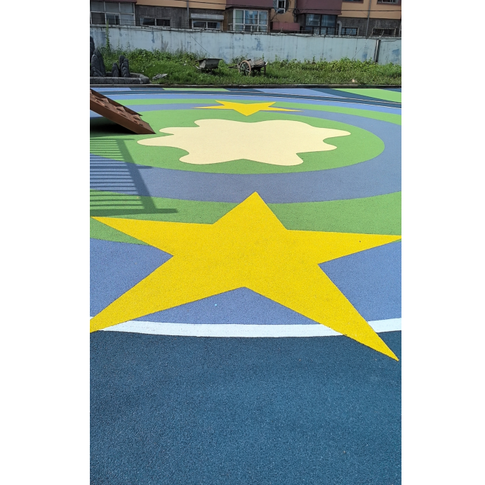 儿童游乐场塑胶地板实景图19