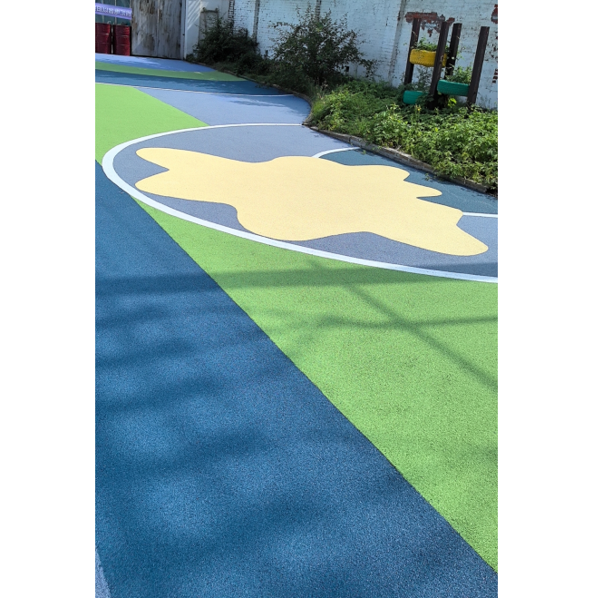 儿童游乐场塑胶地板实景图20